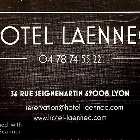 Laennec Otel Lyon Dış mekan fotoğraf
