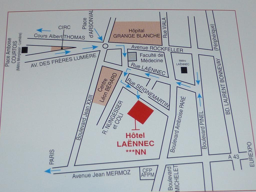 Laennec Otel Lyon Dış mekan fotoğraf